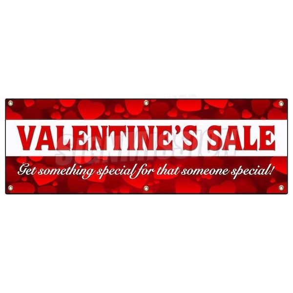 Signmission VALENTINES DAY SALE BANNER SIGN sale holiday valentine romantic love B-72 Valentines Day Sale - main